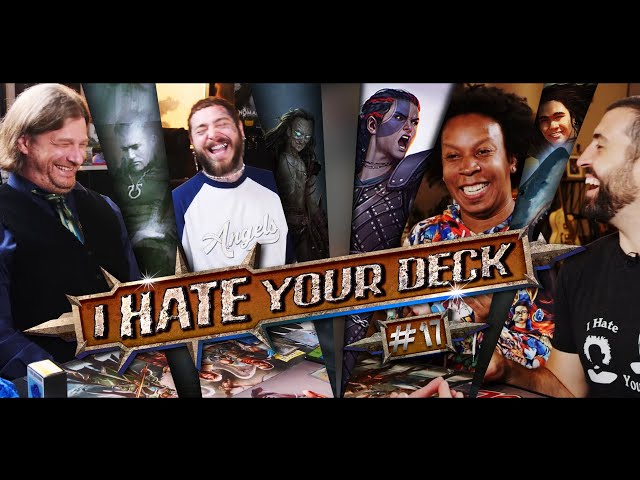 I HATE YOUR DECK #17 POST MALONE v THE PROFESSOR v IHYD || Commander Gameplay MTG EDH class=