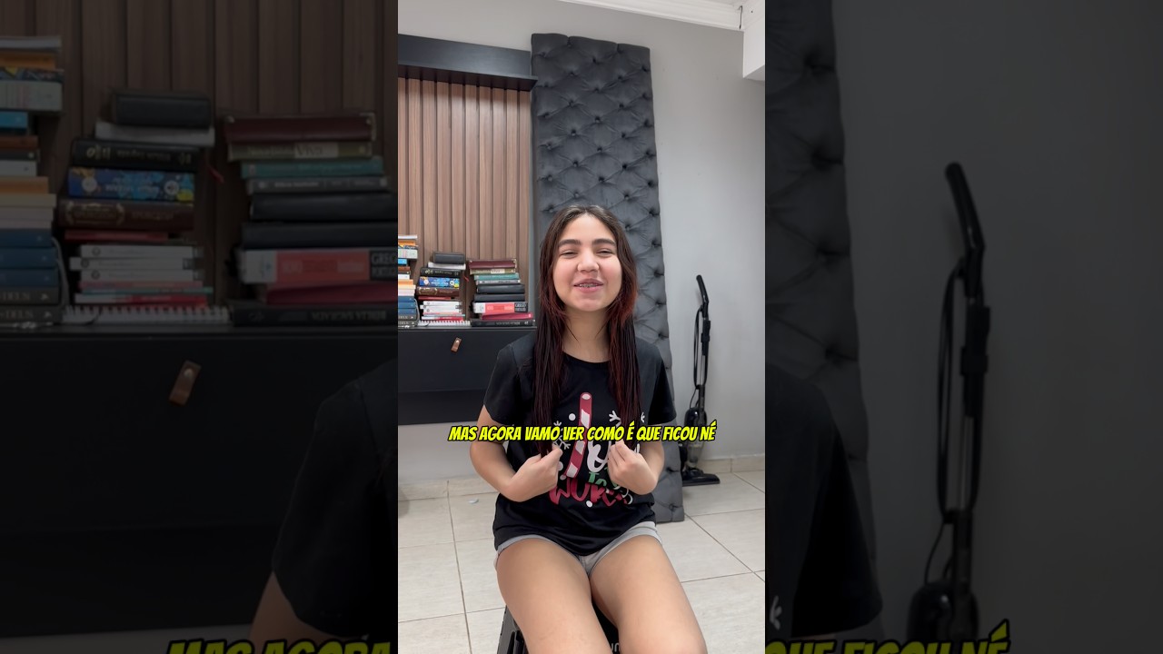 NÃO ACREDITO QUE ELA FEZ ISSO NO CABELO
