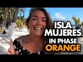 Travelling to Isla Mujeres during PHASE ORANGE & a way to help fire victims.