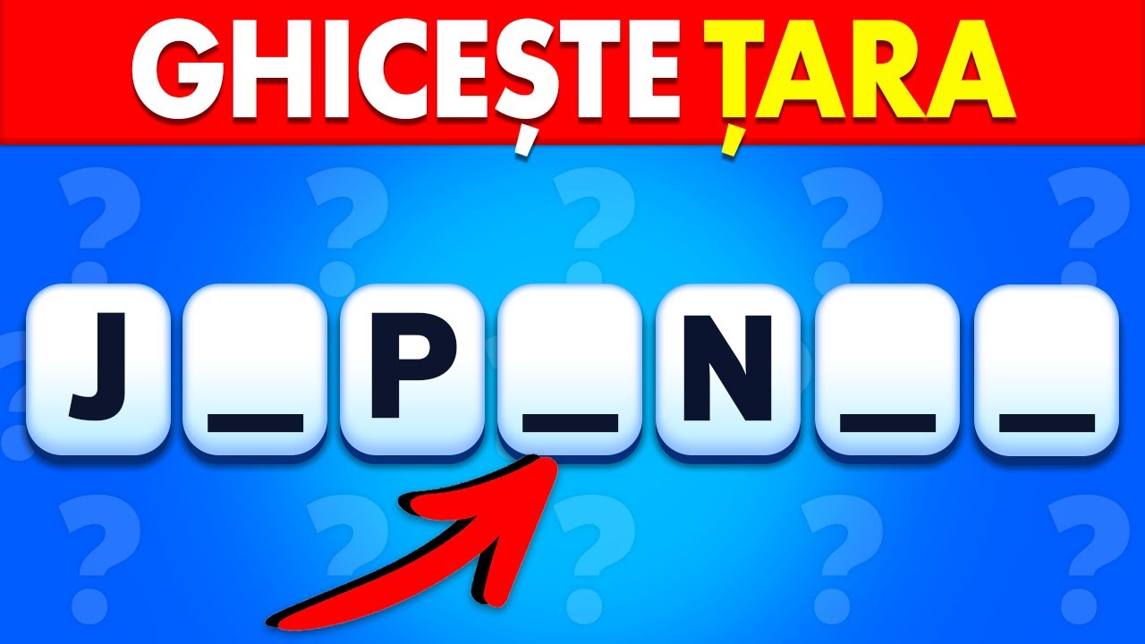 Poți Ghici Țara Fără Vocale? | Provocarea Celor 100 De Țări