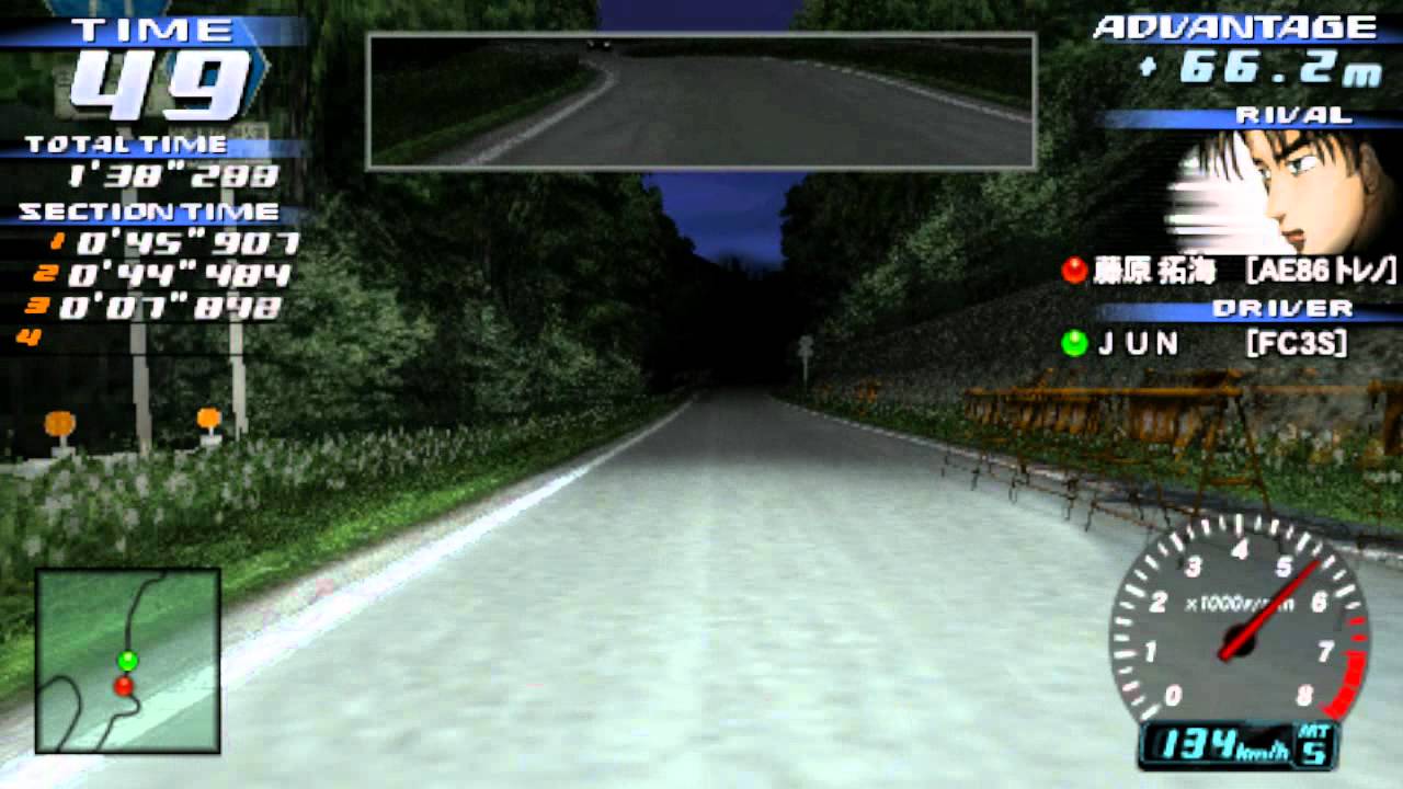 initial d street stage for psp