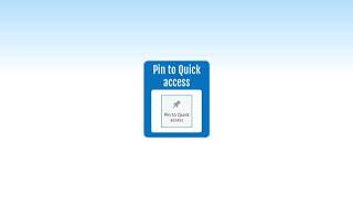 Pinning a Folder to the Quick Access List | Computer Training | Periwinkle