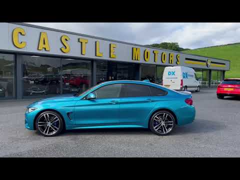 2020 BMW 420d Gran Coupe M Sport in Rock Snappers Blue for sale at Castle Motors