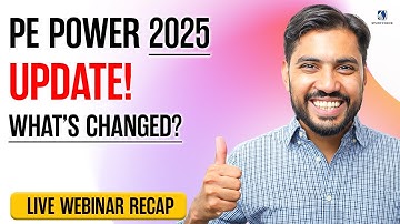 ⚡ PE Power Exam Updates – Effective October 1, 2025 Webinar