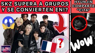 INCREÍBLE!🔴SKZ SUPERA A GRUPOS XQ REVELAN LISTA😱!/HYUNJIN COMPARTE “CITA”CON🍿🎬/Noticiasdekpop