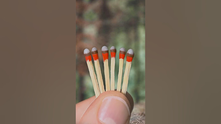 How To Make Strike Anywhere Matches at Home #survival #bushcraft #camping #outdoors