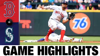 Red Sox vs. Mariners Game Highlights (6\/12\/22) | MLB Highlights
