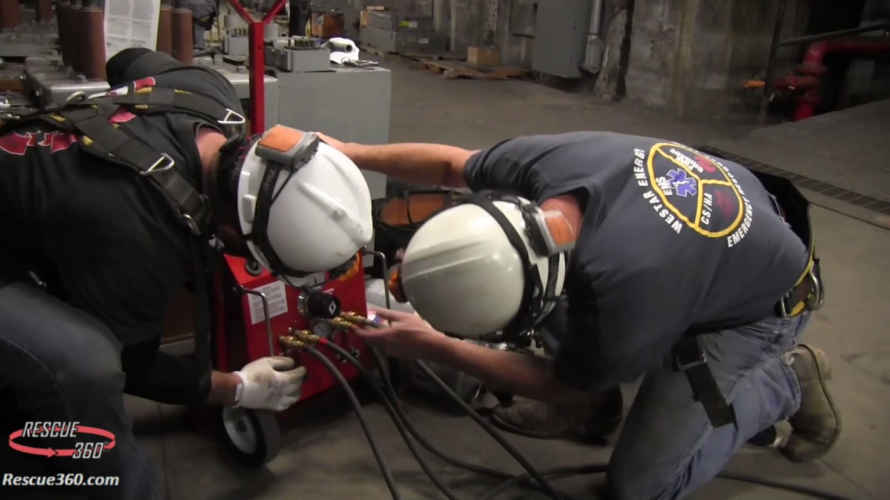 IDLH Confined Space Rescue Training - YouTube