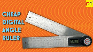 Easy measuring with digital angle finder