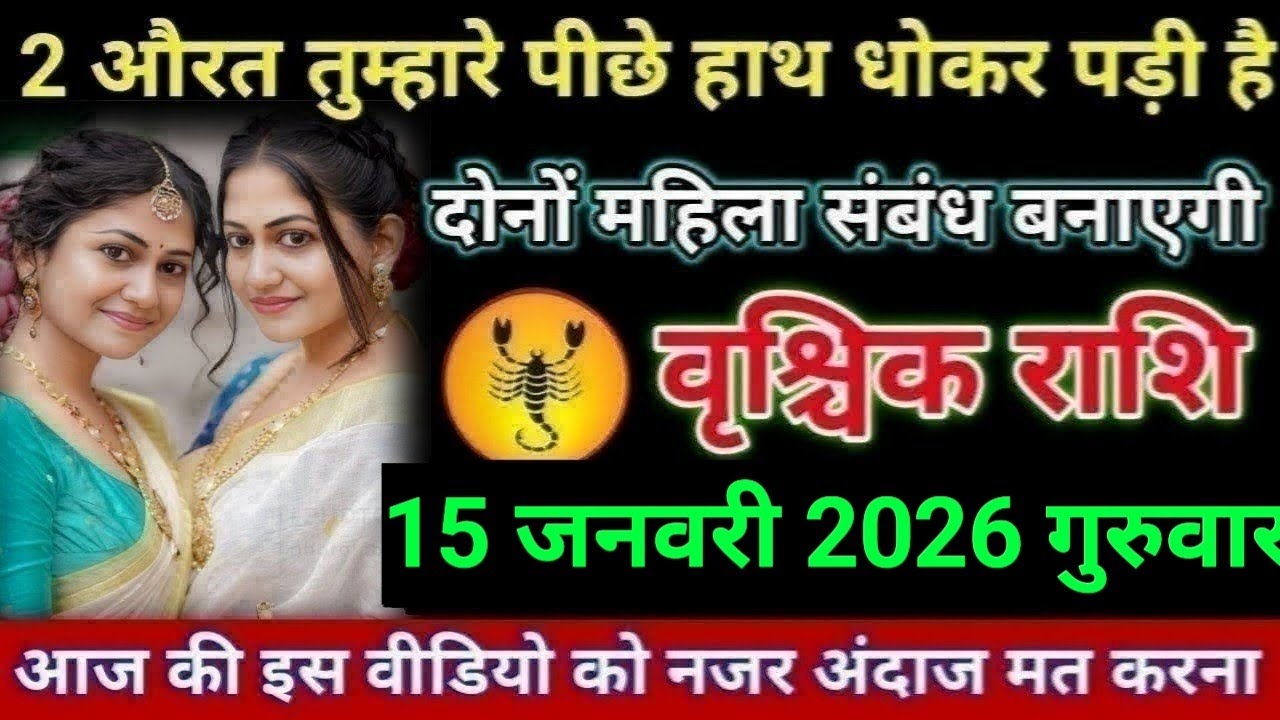 वृश्चिक राशि 2 औरत तुम्हारे पीछे हाथ धोकर पड़ी है दोनों महिला संबंध बनाएगी Vrishchik Rashi 
