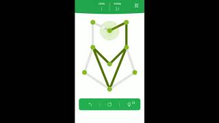 1LINE - one-stroke puzzle game LEVEL 1 STAGE 31-35 screenshot 5