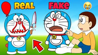 Shinchan And Nobita Find Real Vs Fake Doraemon Shinchan And Nobita Game Funny Game