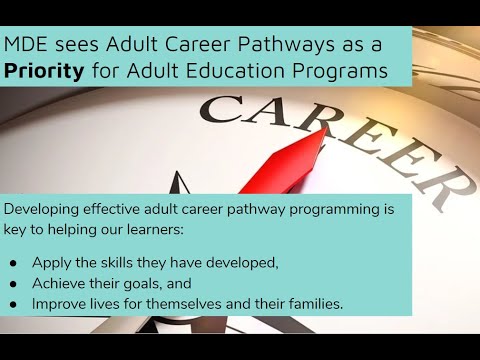 Adult Career Pathways Institute 2020 - Introduction