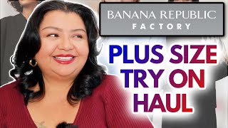 Shopping for Plus Size Wardrobe Essentials at Banana Republic Factory by Oralia Martinez 5,582 views 4 months ago 23 minutes