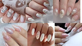 Trending 2024 weddings Nail designs for Modern brides