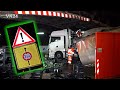 21.01.2025 - VN24 - LKW mit Bierflaschen bleibt unter Brücke hängen - Die Bergung