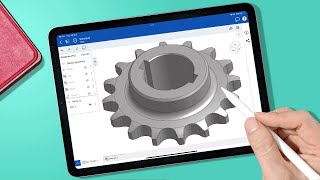 : Modeling a Sprocket on iPad | Onshape Mobile