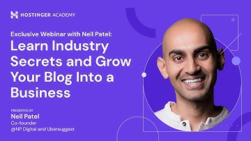 🔴 An Exclusive Webinar With Neil Patel: Learn How You Can Monetize Your Blog