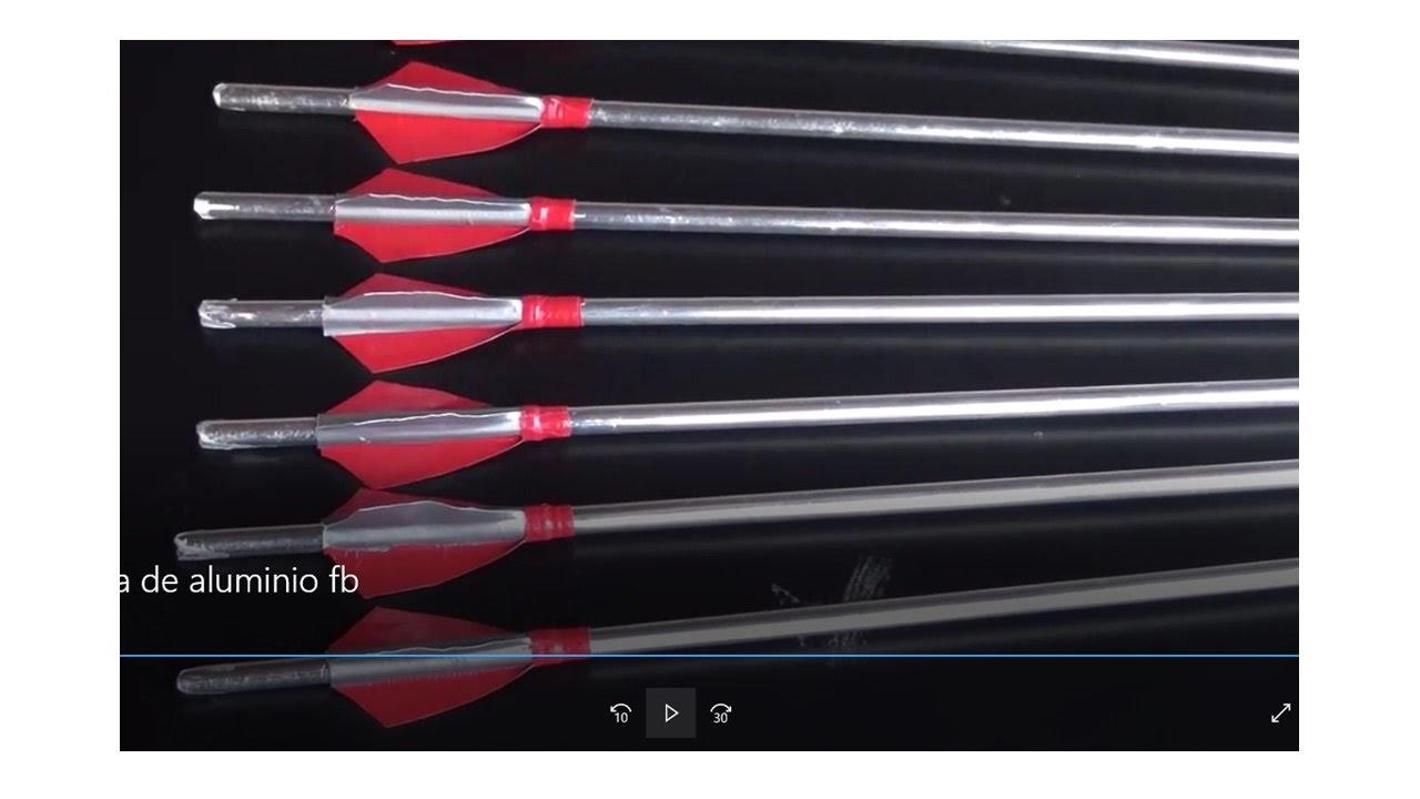 flecha de aluminio