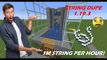 *FASTEST* 1.19.3 STRING DUPE Java,MCPE,Xbox,Windows,Switch,PS,Bedrock