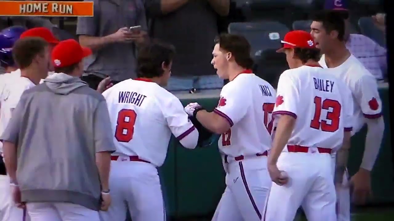 Clemson's Billy Amick hits home run vs. Coastal Carolina