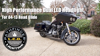 Pathfinder Dual LED Headlight Assembly for Harley Road Glide