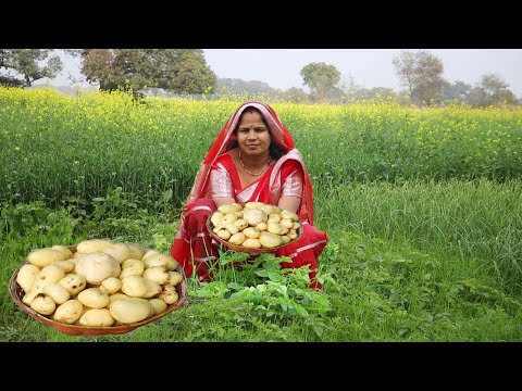 हरे मसाले से बनाए आलू दम का नस्ता || Aloo Dum Recipe