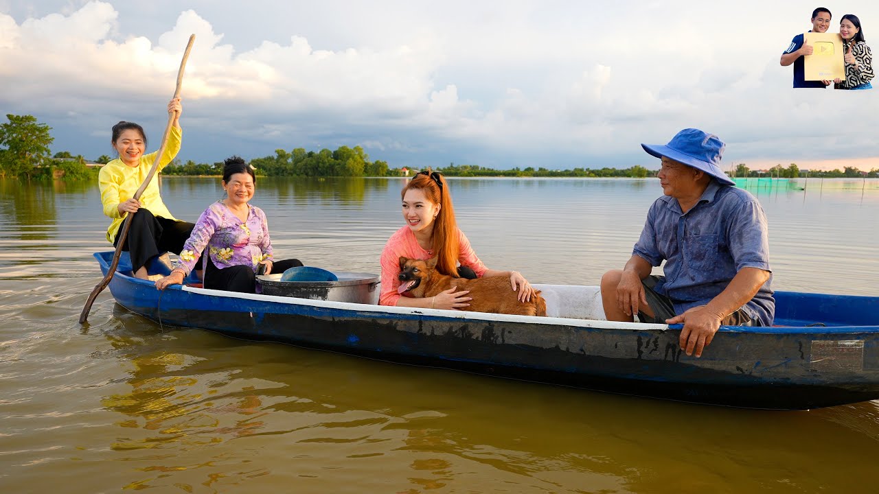 Về Quê Phan Diễm cùng Cẩm Tiên TV trải nghiệm Mùa nước nổi siêu vui ăn toàn món ngon dân dã Miền Tây