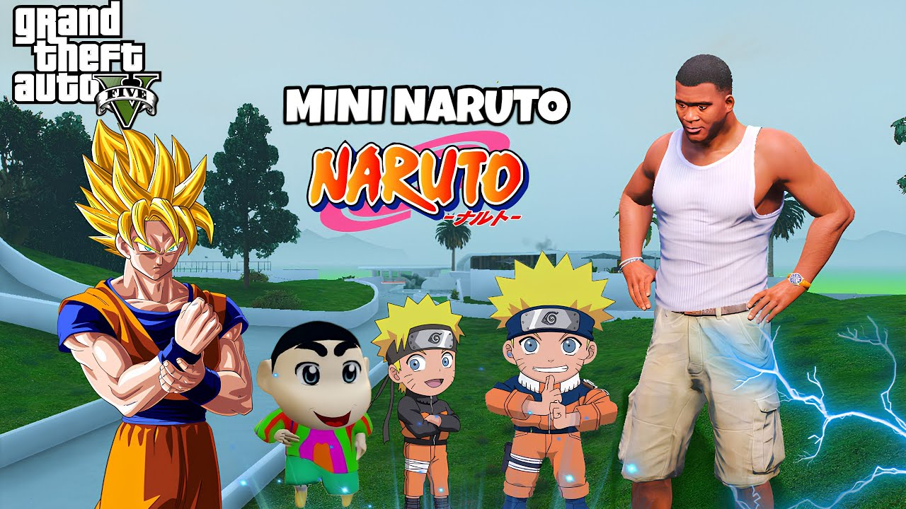 Mini Naruto Joins Franklin & Shinchan After Sonic’s Exit! 💥 | GTA 5 Malayalam