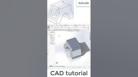 Solidworks basic quick tutorial: exercise 84#shorts