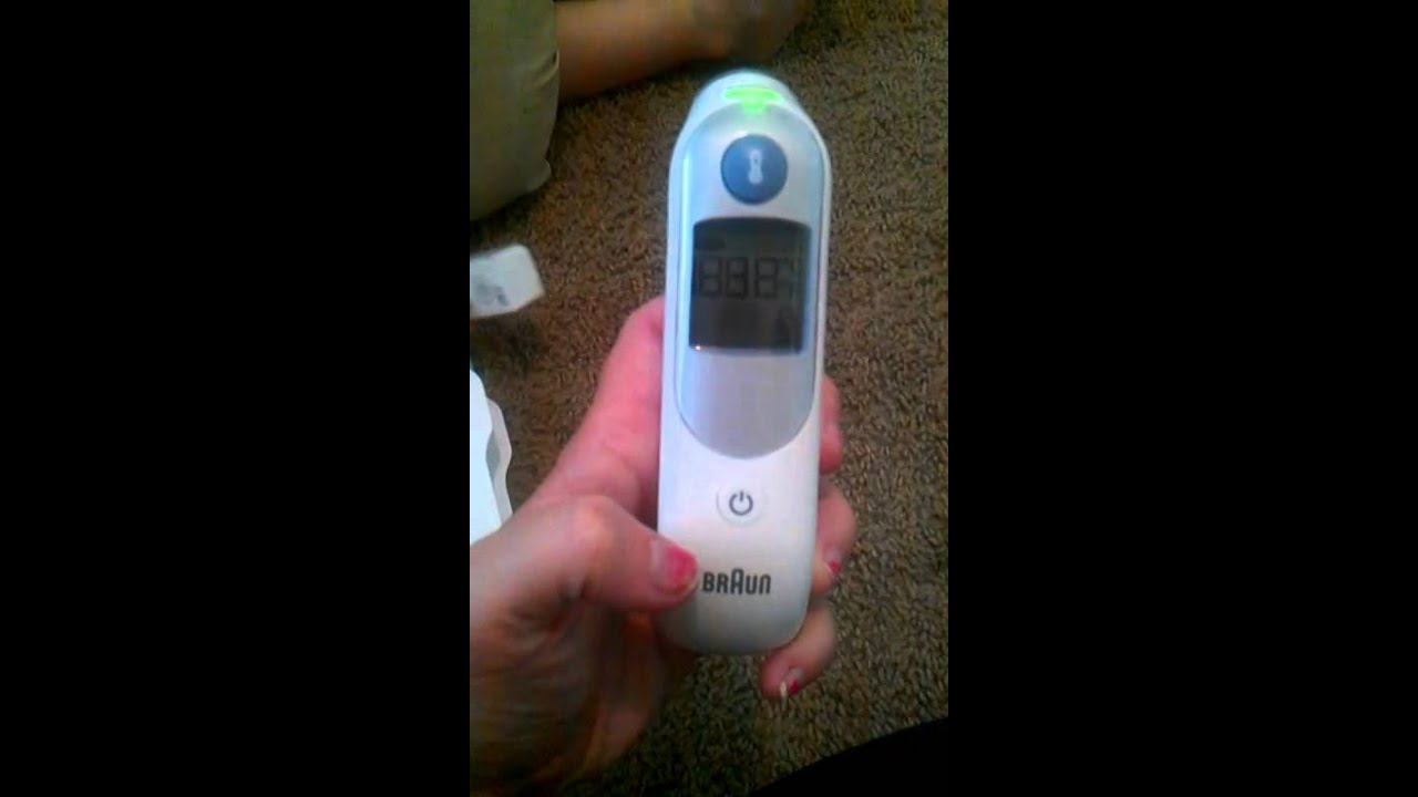 Using our new Braun Ear Thermoscan BraunTherms YouTube