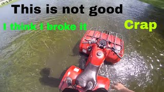 Yamaha Bruin 350 II Aftermath of Irma II Super Deep Water