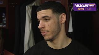 Postgame: Lonzo Ball (3/7/18)