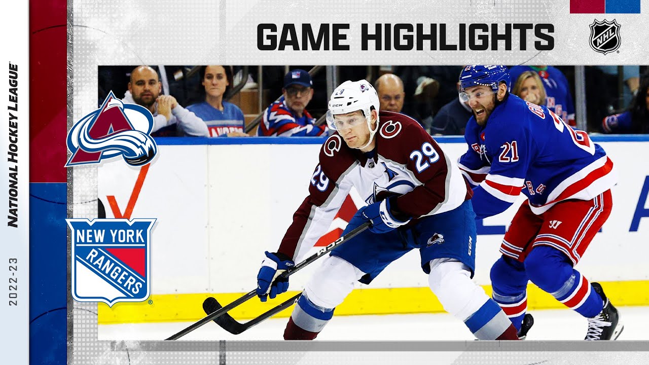 Colorado Avalanche Gameday Preview: The New York Rangers come to