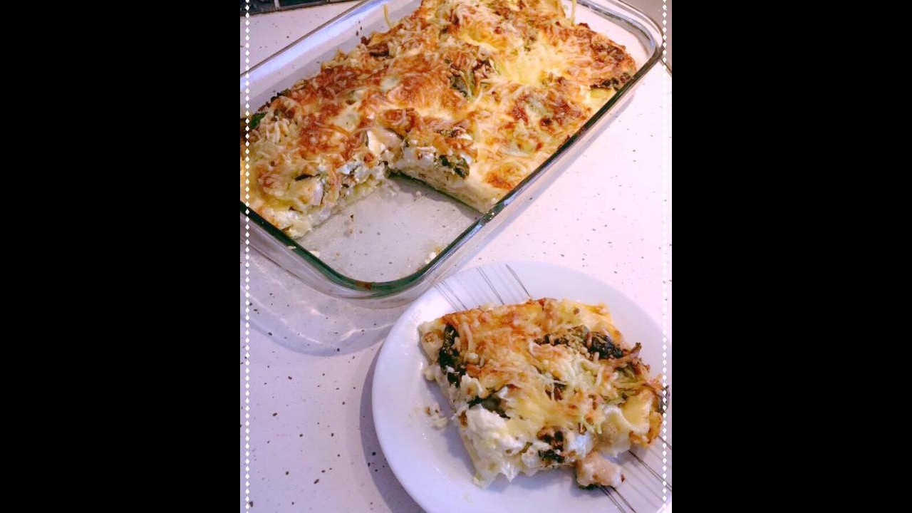 Lasagnes Poulet Epinards Ricotta Pesto Youtube