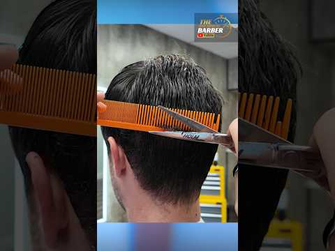 How I cut the back with scissors on men’s hair