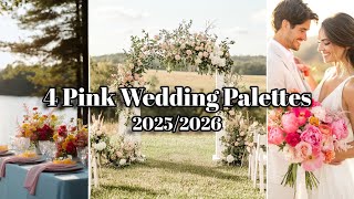 Detailed Pink Wedding Decorations — 4 Stunning Color Palettes & Styling Tips For Spring & Summer  Details