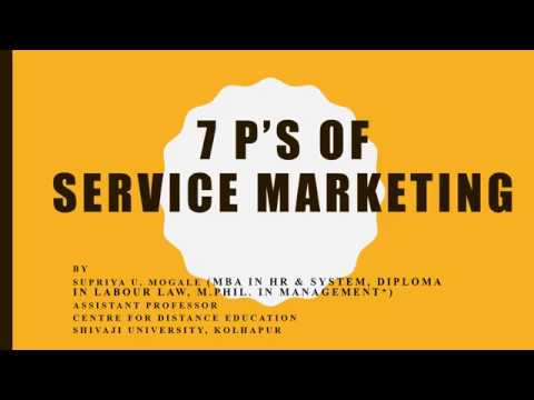 7 P's of Service Marketing - YouTube