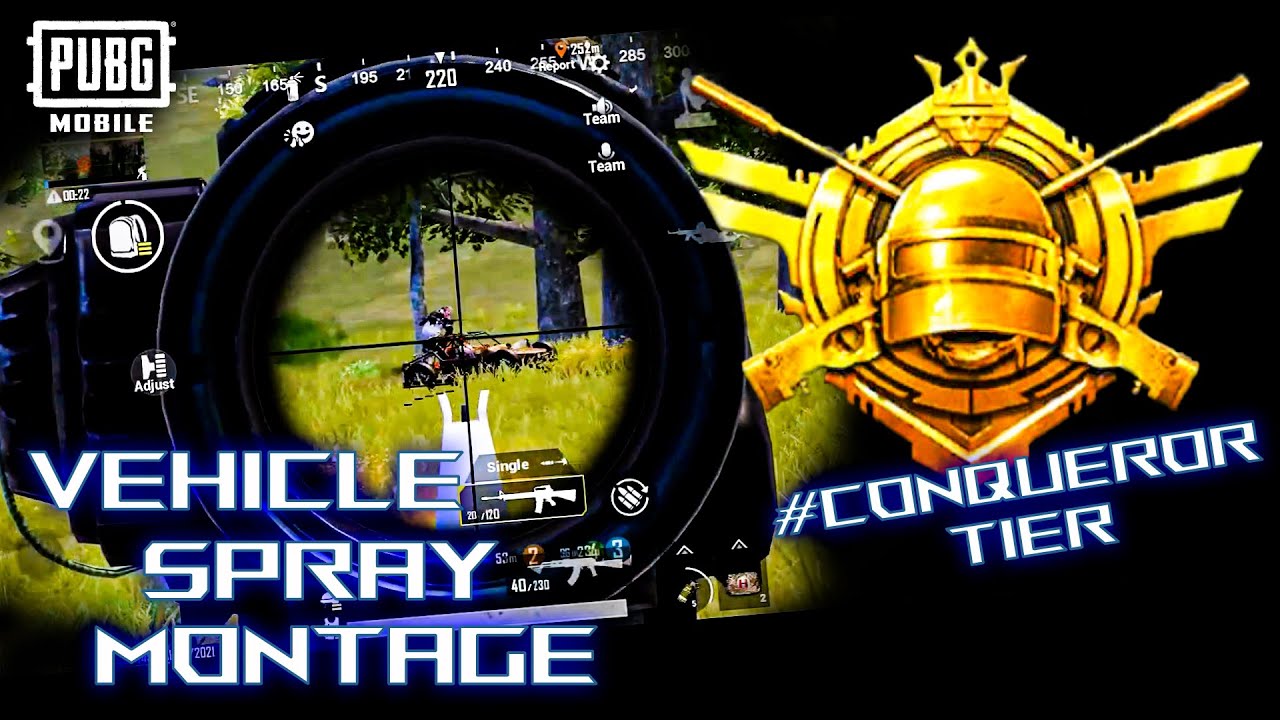 Car Spray Montage #8 | SHAFT GAMING | PUBG MOBILE