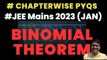 Binomial 1/23 | JEEM 2023 (24 Jan Shift 1)