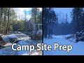 Homestead Camper Update - Preparing the Campsite