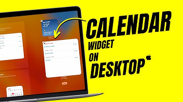 Calendar on Mac Desktop - Put Calendar Widget on Macbook Home