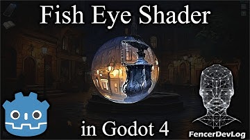 Godot 4: Magnifying glass (fish eye) shader (tutorial)