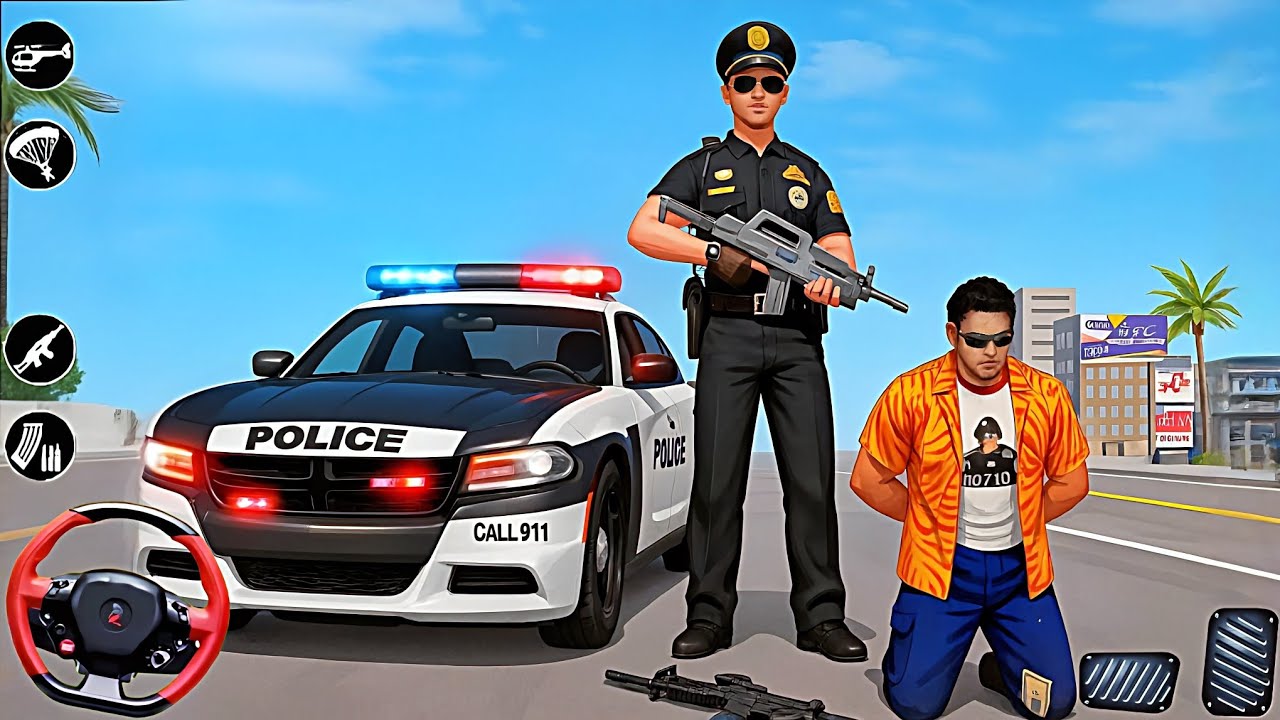 Police Car Chase Game 3D 2025 - Police Cop Chase Car Simulator ...