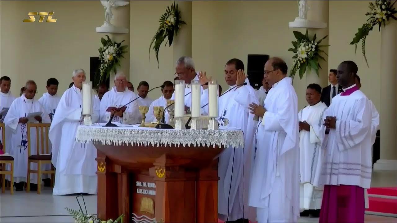 Amu Papa Francisco halo Selebrasaun Missa iha Tasi Tolu, Dili