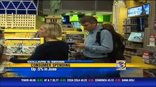 WWMT - US consumer spending up 0.5 percent in June