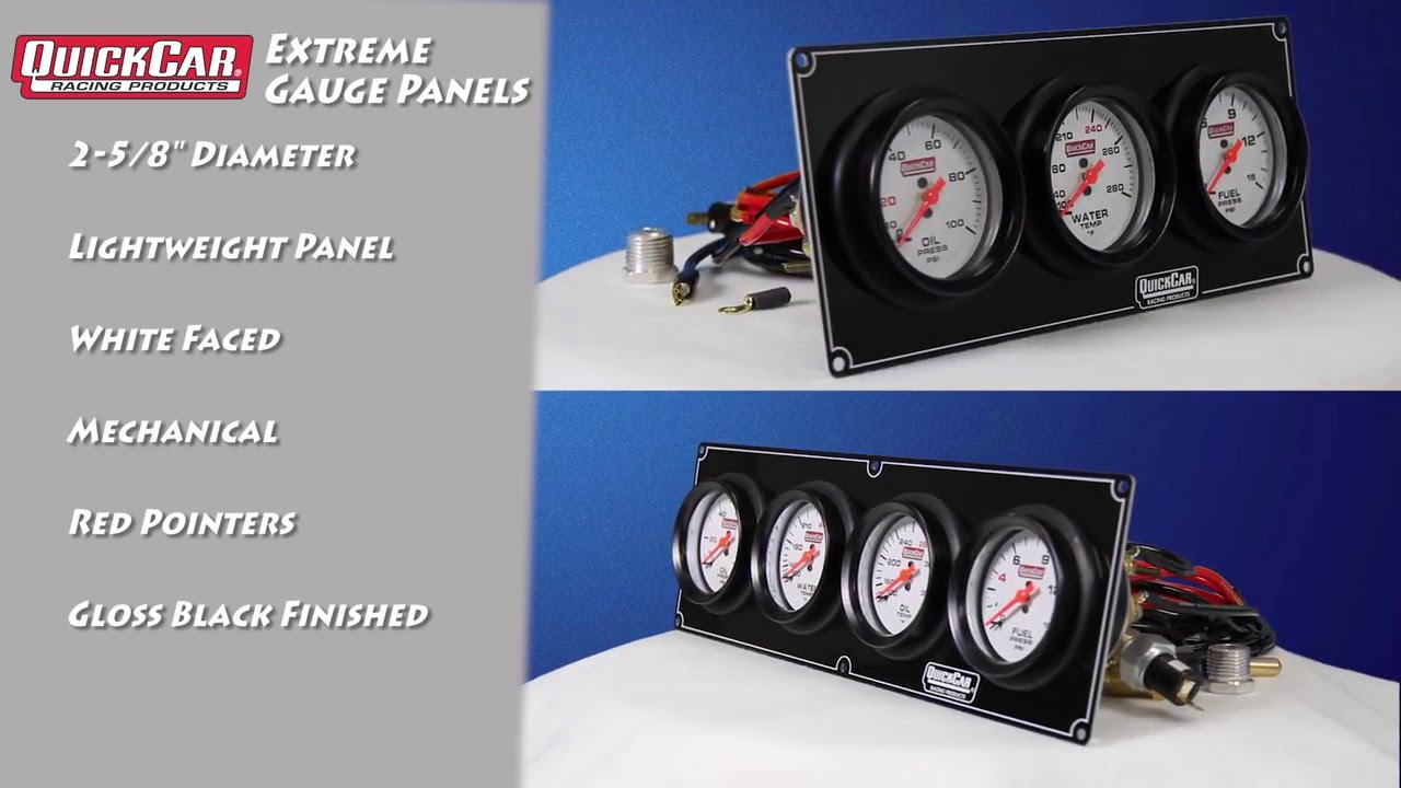 Quickcar Extreme Gauge Panels YouTube