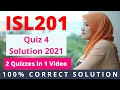 ISL201 Quiz 4 Solution 2021 | #EasyLearningClub