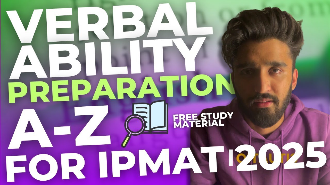 Verbal Ability Preparation For IPMAT 2025 | Tips & Tricks | Fress Study ...