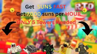 How to Get Suns FAST in Retro Tower Defense